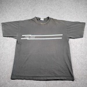 Vintage 1996 Redsand Surf Graphic T-Shirt Mens Large L Faded Black Made in USA